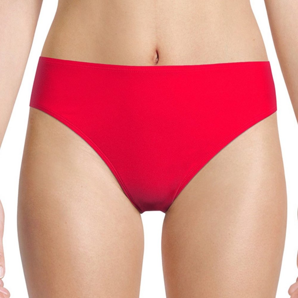 Nicole Miller Red Bikini Swimsuit Bottoms S